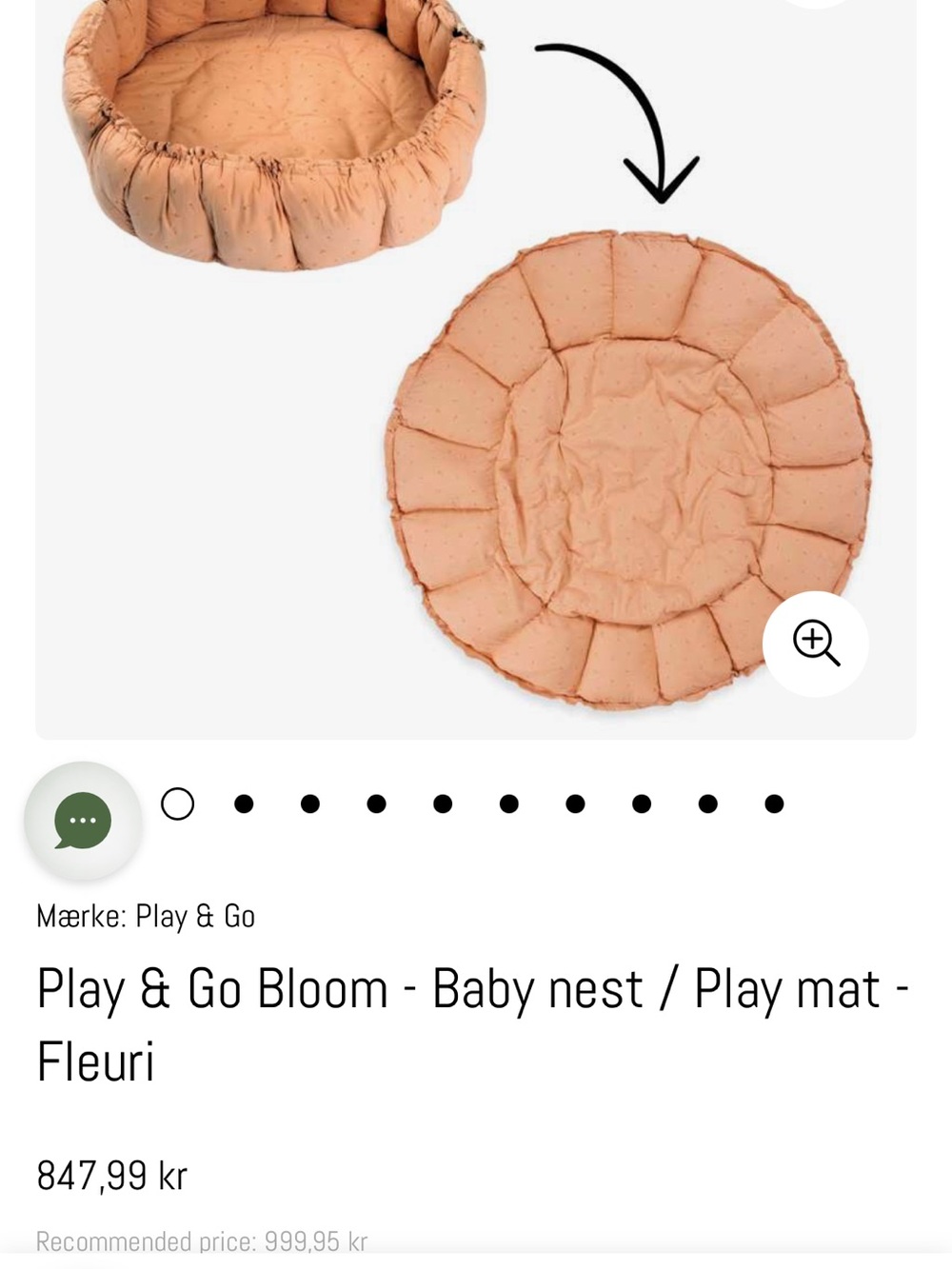 Play & Go Bloom Baby Mat in Terracotta